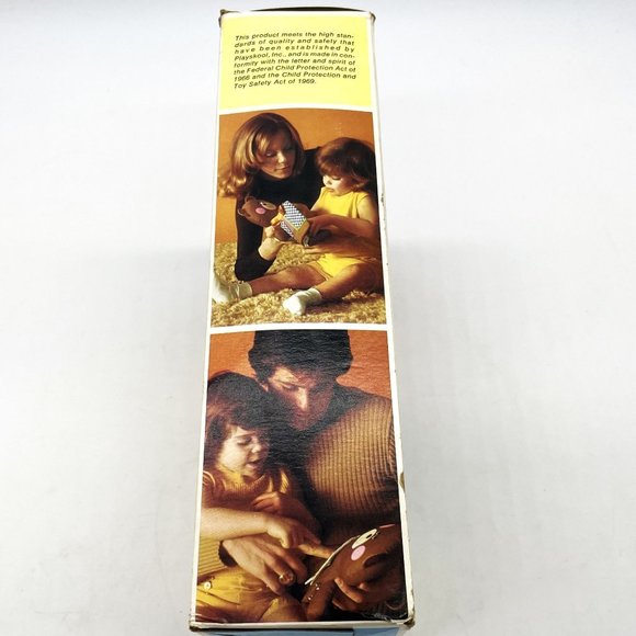 Vtg 1973 Playskool Three Bears Hug-Book Storybook Brown Cloth Doll-Original Box - Picture 2 of 12